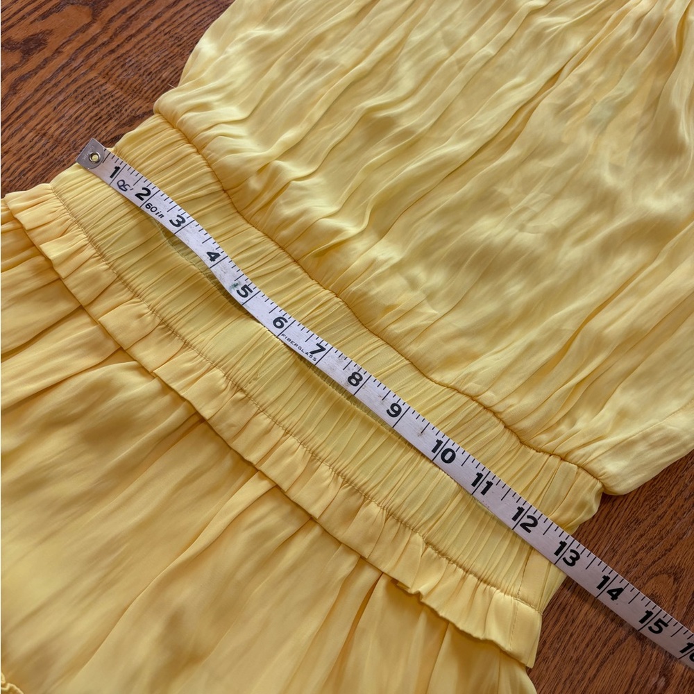 NWT Ramy Brook Women's Harley Lemon Yellow Sleeveless Mini Dress Size S - Picture 7 of 13